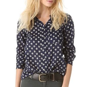 Madewell elephant button down